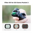 DJI Osmo Pocket 3 Accessoires 11 Delige Kit – CPL, Black Mist 1/4, ND2-32, Oplaadadapter, Magnetische Mount & 6 Schermbeschermers