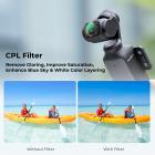 DJI Osmo Pocket 3 1.2X anamorfisk linse + 10X makrolinse + vidvinkellinse + ND8 + ND32 + ND128 + CPL + Black Mist 1/4, 8-pakning filtersett magnetisk feste / flerlagsbelagt / optisk glass + 6 stk. kameraskjermbeskytter