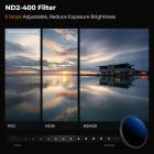 Kit de filtros para lentes MCUV+CPL+ND2-400 (1-9 pasos) de 46 mm - Vidrio óptico con revestimiento de 18 capas, con funda y paño de limpieza - Serie Nano-Klear