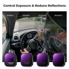 Zestaw filtrów ND/PL z gwintem K&F Concept Upgrade, kompatybilny z kamerą Insta360 Ace Pro 2, ND8/PL+ND16/PL+ND32/PL+ND64/PL, akcesoria do kamer sportowych z polaryzacją neutralną, szkło optyczne HD z wielowarstwową powłoką