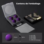 Kit de filtres ND K&F CONCEPT compatible avec DJI Osmo Action 6, ND8 ND16 ND32 ND64, lot de 4 filtres en verre optique pour la réduction de la lumière et le contrôle de l'exposition, avec revêtement multicouche.