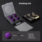 Zestaw filtrów ND K&F CONCEPT kompatybilny z DJI Osmo Action 6, ND8, ND16, ND32, ND64, 4 sztuki, filtry ze szkła optycznego z powłoką wielowarstwową i redukcją światła