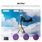K&F CONCEPT Snap-On CPL ND Filter Kit Kompatibel med DJI Osmo Action 6, 4-pak CPL ND8 ND16 ND32 Neutral Density Polarizing Action 6 Filter Kameratilbehør, Multicoated HD Optisk Glas