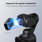 K&F CONCEPT Magnetic Wide Angle Lens & 1/4 Black Diffusion Filter Set Compatible with DJI Osmo Pocket 4/3, 2 Pack Wide-Angle Lens Black Diffusion 1/4 Filter, Magnetic Attach/Multi-Coated/Optical Glass