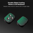 K&F CONCEPT Magnetic Wide Angle Lens & 1/4 Black Diffusion Filter Set Compatible with DJI Osmo Pocket 4/3, 2 Pack Wide-Angle Lens Black Diffusion 1/4 Filter, Magnetic Attach/Multi-Coated/Optical Glass