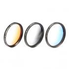 58mm Filter Set (Graduated Orange, Blue, Gray)