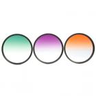 Kit Filtro 67mm Arancio, Blu, Grigio, Rosso, Viola, Verde, Rosa, Marrone, Giallo