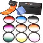 Kit Filtro 77mm Arancio, Blu, Grigio, Rosso, Viola, Verde, Rosa, Marrone, Giallo
