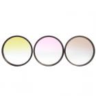 Kit Filtro 77mm Arancio, Blu, Grigio, Rosso, Viola, Verde, Rosa, Marrone, Giallo