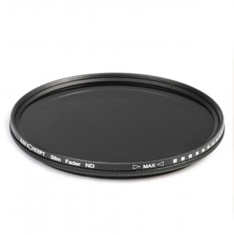 72mm ND2 إلى ND400 متغير الكثافة تصفية محايدة ND