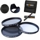 Kit Filtro 52mm UV, CPL, ND4