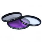 Kit Filtro 55mm UV, CPL, FLD