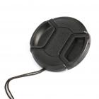 Cappuccio per obiettivo con fiore tulipano 52mm + Cappuccio per obiettivo pieghevole in gomma + Cappuccio per obiettivo Centro pinch