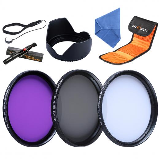 Kit Filtro 49mm UV, CPL, FLD