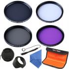 Kit Filtro 55mm UV, CPL, FLD, ND4