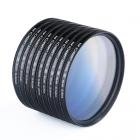 Kit Filtro 62mm arancio graduato, blu, grigio, rosso, viola, verde, rosa, marrone, giallo