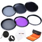 49mm UV, CPL, FLD Filterkit, ND2, ND4, ND8