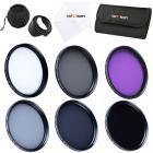 49mm UV, CPL, FLD Filterkit, ND2, ND4, ND8