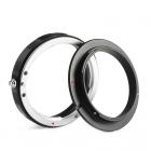 58mm Macro Reverse Adapter Ring + Lens Mount Protection Ring for Canon EOS