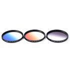 58mm Filter Set (UV, CPL, ND4, Graderad Orange, Blå, Grå, Närbild +4 +10, Stjärna 6)