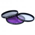 Kit Filtro 67mm UV, CPL, FLD, blu sfumato, arancione, grigio, rosso, verde, marrone