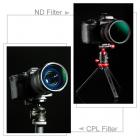 MCN1 Kit filtro obiettivo 67mm ND1000 CPL con rivestimento nano multistrato