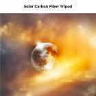 70 inch zonne-statief, koolstofvezel reisstatief, maximale hoogte 33 lbs belasting voor Eclipse