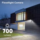 K&F Courtyard Ljuskamera WiFi Anslutning 700 lumen 1080P PIR Trigger Tvåvägsljud