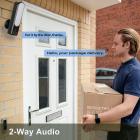 K & F Courtyard Light Camera WiFi-yhteys 700 lumenia 1080P PIR-laukaisin kaksisuuntainen ääni