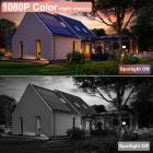 K & F Courtyard Light Camera WiFi-yhteys 700 lumenia 1080P PIR-laukaisin kaksisuuntainen ääni