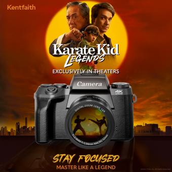 Karate Kids: Legends, Kentfaith macht gemeinsam mit Sony Werbung