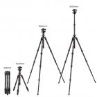 カーボン カメラ三脚軽量トラベル三脚 64インチ/163cm 36mmメタルボールヘッド 耐荷重8kg/17.6ポンド クイックリリースプレート デジタル一眼レフカメラ 屋内 屋外用 K254C2+BH-36L