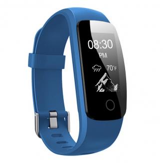 ID107Plus Smart Bracelet Fitness Tracker Heart Rate Monitor - Blue