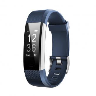 ID115HR PLUS Pulseira Inteligente Sports Pulseira de Fitness Monitor de Freqüência Cardíaca - Azul