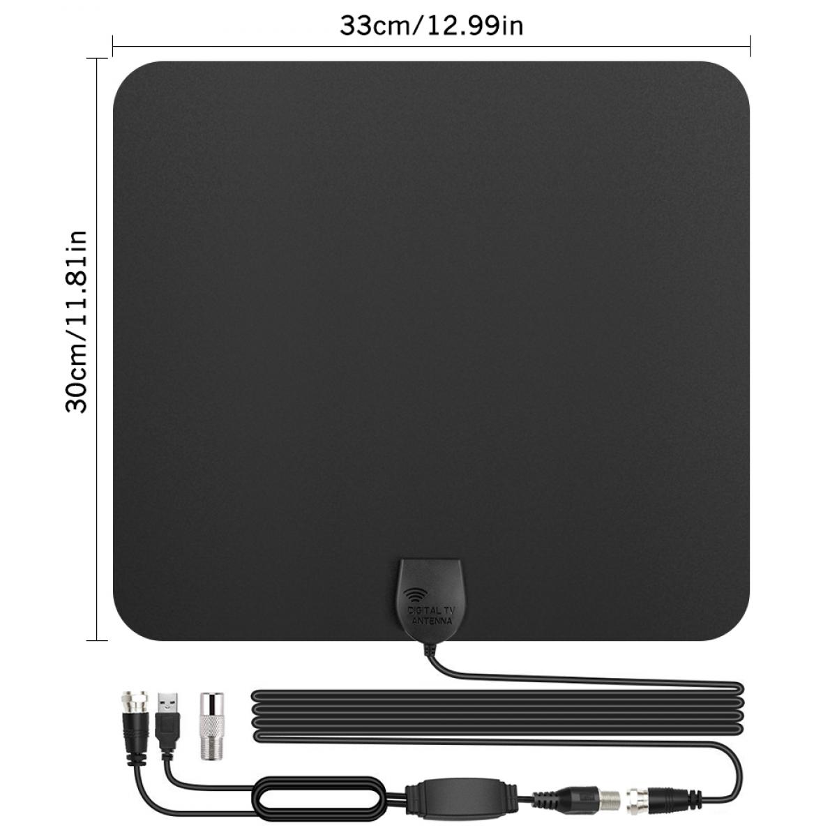Indoor TV Antenna Digital HDTV 4k 1080p ATSC Standard 20-50 miles with ...