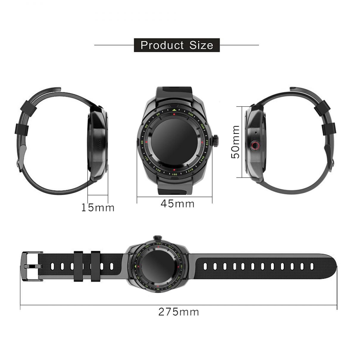 Kingwear KW01 Smartwatch IP68 Waterproof Bluetooth - KENTFAITH