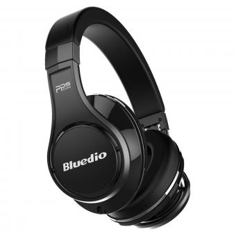 Bluedio U (UFO) Fones de ouvido Bluetooth Revolução Over-Ear / 3D Sound Effect / Hi-Fi - Preto