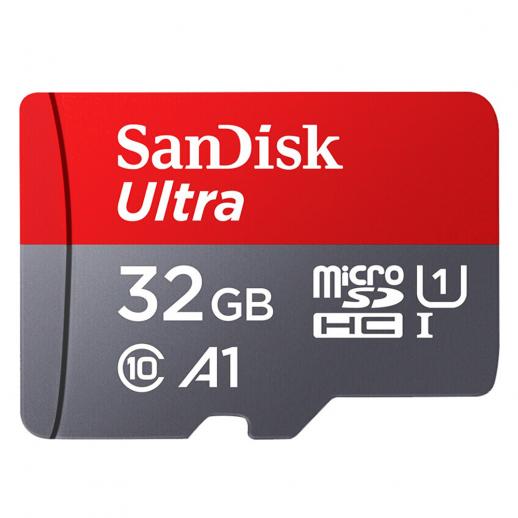 Sandisk Ultra 32GB microSDHC UHS-I Card, C10 U1 A1, up to 98MB/s SDSQUNC-032G-ZN3MN