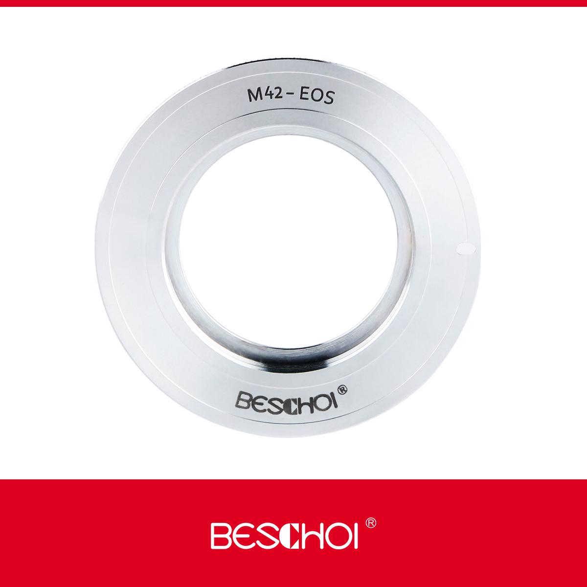 Beschoi M42 Lens to Canon EOS EF Mount Camera Body K&F Concept Lens Mount Adapter