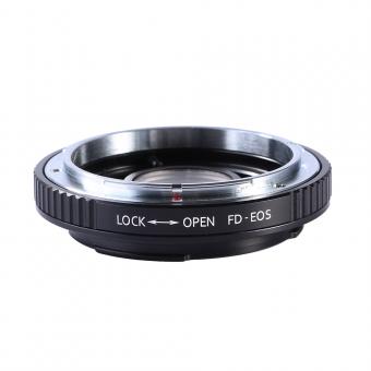 Beschoi Canon FD FL Lens to Canon EOS EF Mount Camera Body with Glass K&F Concept Lens Mount Adapter