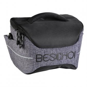 Beschoi Compact Camera Bag DSLR Gadget Bag Shockproof Travel Padded Shoulder Bag with Rain Cover for DSLR SLR, Lens, Flash, Accessories