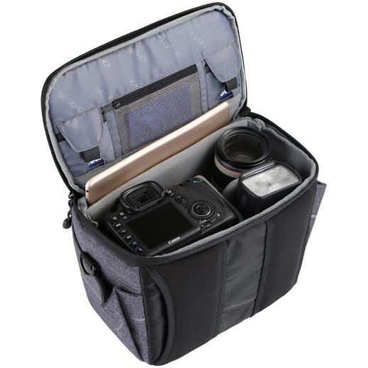 Camera Backpack w/Padded Shoulder Strap for Canon DSLR/SLR Mirrorless Camera 