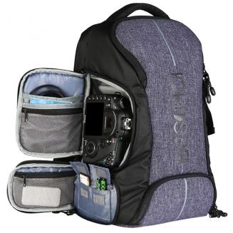 Mochila para câmera, bolsa para câmera à prova d'água Beschoi Bolsa de fotografia com alça de tripé e capa de chuva para câmera DSLR, tripé de câmera, Ipad, lente e acessórios