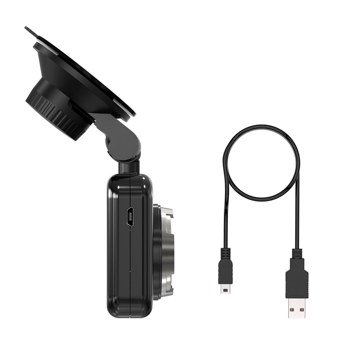 32GBカード付きダッシュカム、Beschoiダッシュボードカメラレコーダー1080P HD駆動ビデオレコーダー、170°広角レンズ、パーキングモニター、ナイトビジョン、WDR、Gセンサーおよびループ録画、動き検出