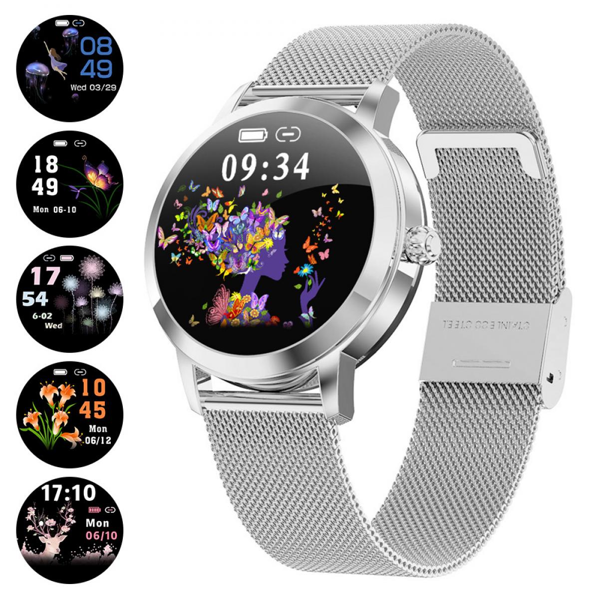 Women's smart cheap watch silver