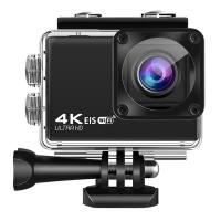 New 4K60FPS waterproof sports camera WIFI touch remote control anti-shake camera outdoor sports DV black