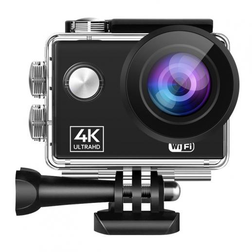 Eric camera 1080p Sports 4K Action Camera Waterproof Camera Sports & Action  Camera with Wide Angle 4k Ultra HD Water Resistant Sports Action Camera  with 2 Inch Display 16 MP 4K Video