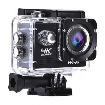 AT-Q1 4K30FPS Sport Action Camera Ultra HD Camcorder 13MP WiFi Waterproof Camera (Black)