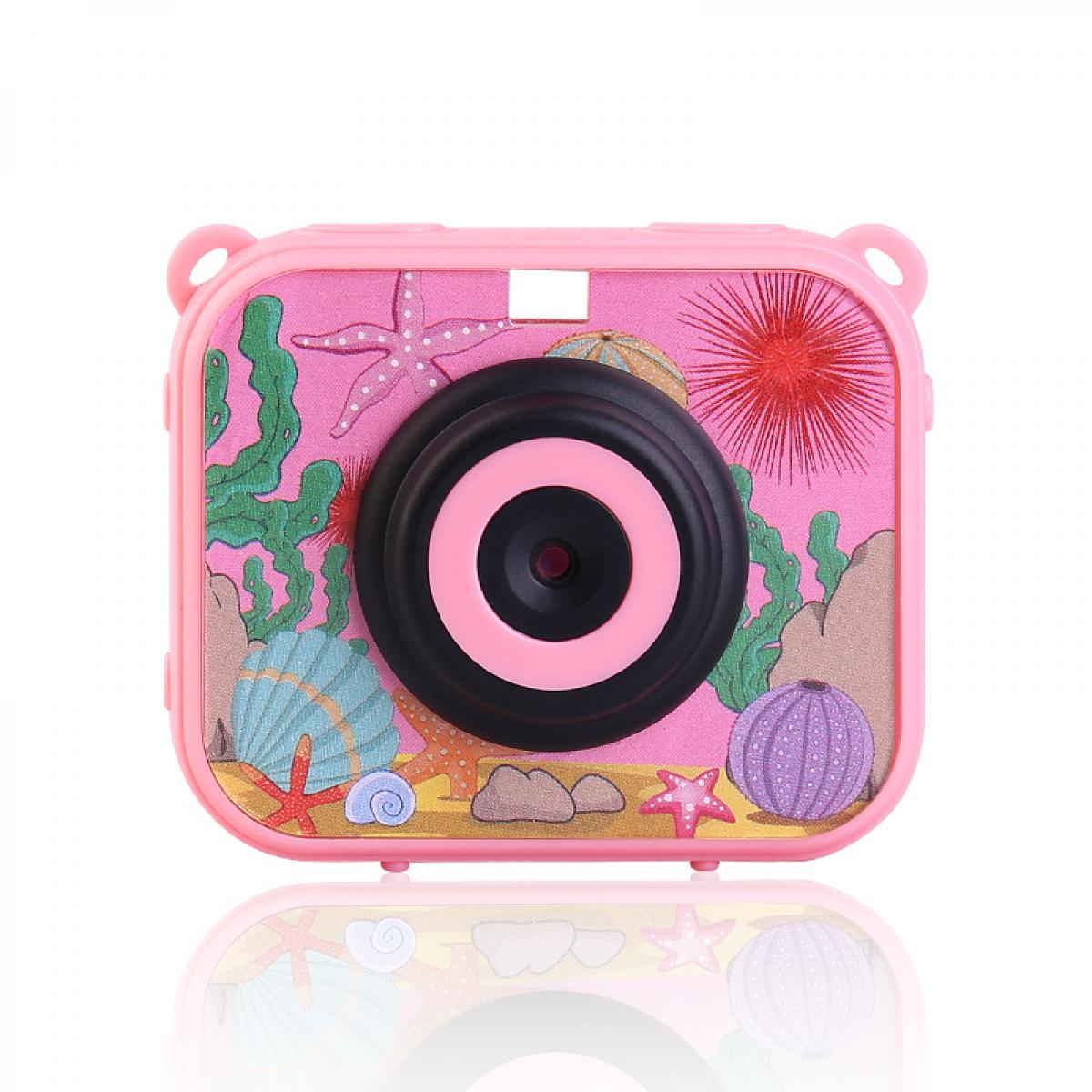 AT-G20B Kids Action Camera 1080P HD Video À Prova D 'Água Filmadora Esportiva Infantil, Cartão SD de 32GB (Rosa)