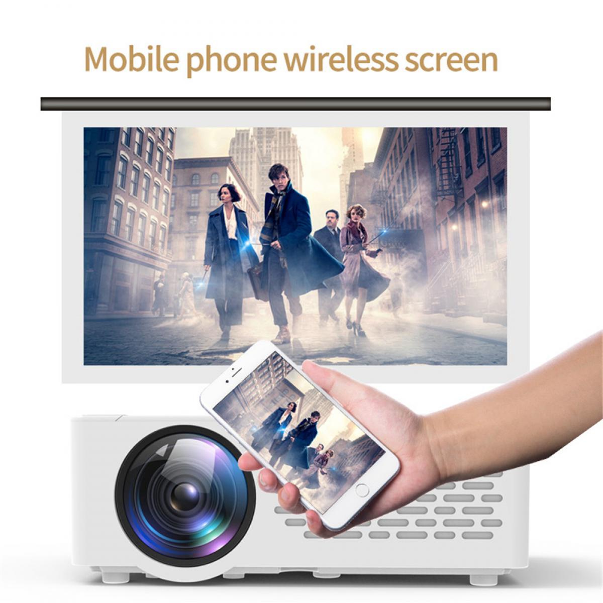 Mini Projector with screen store